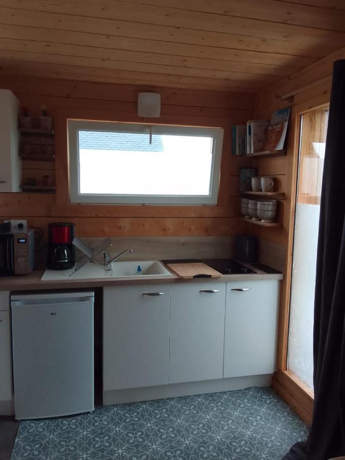 Tiny House Dans Jardin Arbore Perros-Guirec Exterior foto
